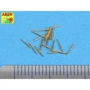 Set of 20 pcs 28 mm (1,1in)barrels for US Navy - Aber Models RE-350...