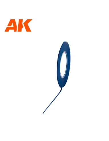 Blue masking Tape for curves 1mm - AK Interactive AK9181