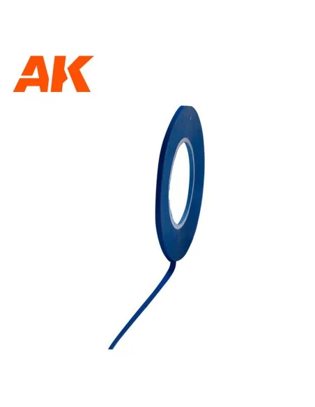 Blue masking Tape for curves 2mm - AK Interactive AK9182