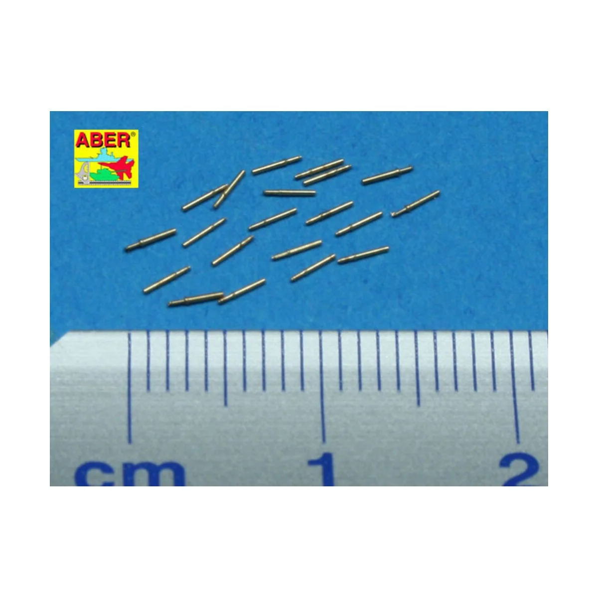 20 pcs 12, 7 mm Browning barrels, 1/350 - Aber Models RE-350 L26