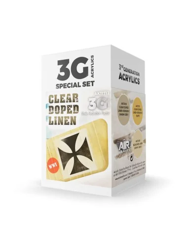 Clear Doped Linen SET 3G - AK Interactive AK11712