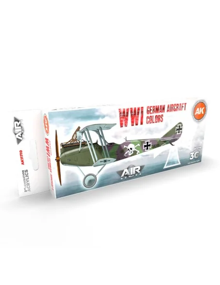 [NO_DESC] WWI German Aircraft Colors SET 3G - AK Interactive AK11710