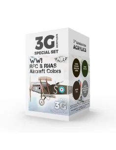 WWI RFC & RNAS. British Aircraft Colors SET 3G - AK Interactive AK1...