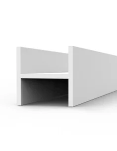 BEAMS H SHAPE 4.0 x 4.0 x 350 mm x 3 units STYRENE - AK Interactive...