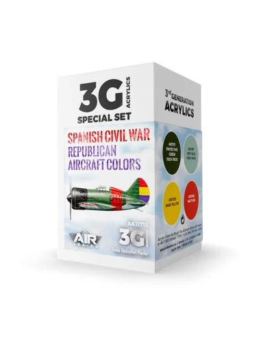 Spanish Civil War. Republican Aircraft Colors SET - AK Interactive ...