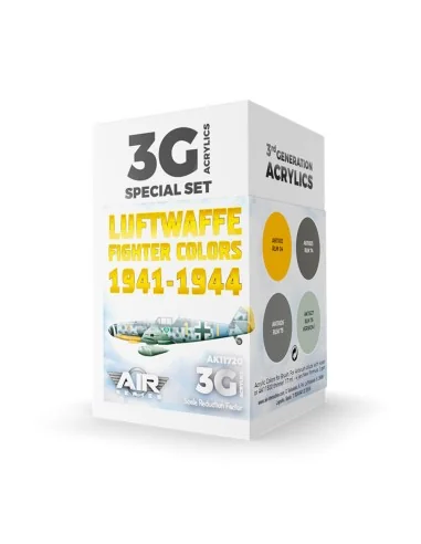 Luftwaffe Fighter Colors 1941-1944 SET 3G - AK Interactive AK11720