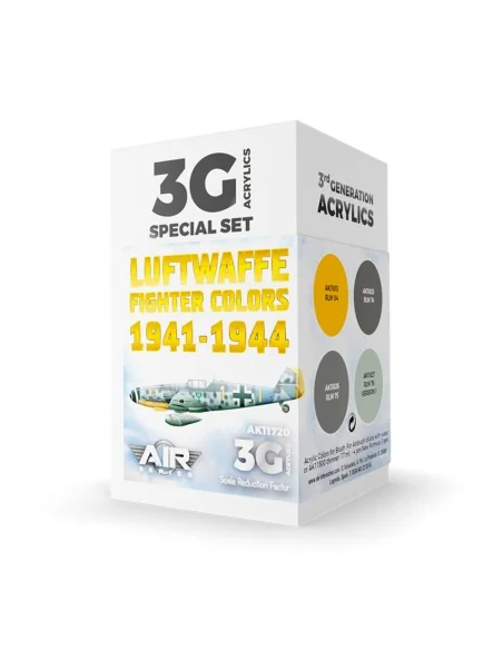Luftwaffe Fighter Colors 1941-1944 SET 3G - AK Interactive AK11720