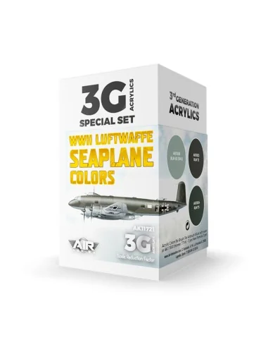[NO_DESC] WWII Luftwaffe Seaplane Colors SET 3G - AK Interactive AK...