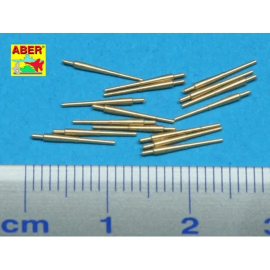 16 pcs 102 mm Q.F. Mk.XVI barrels, 1/350 - Aber Models RE-350 L28