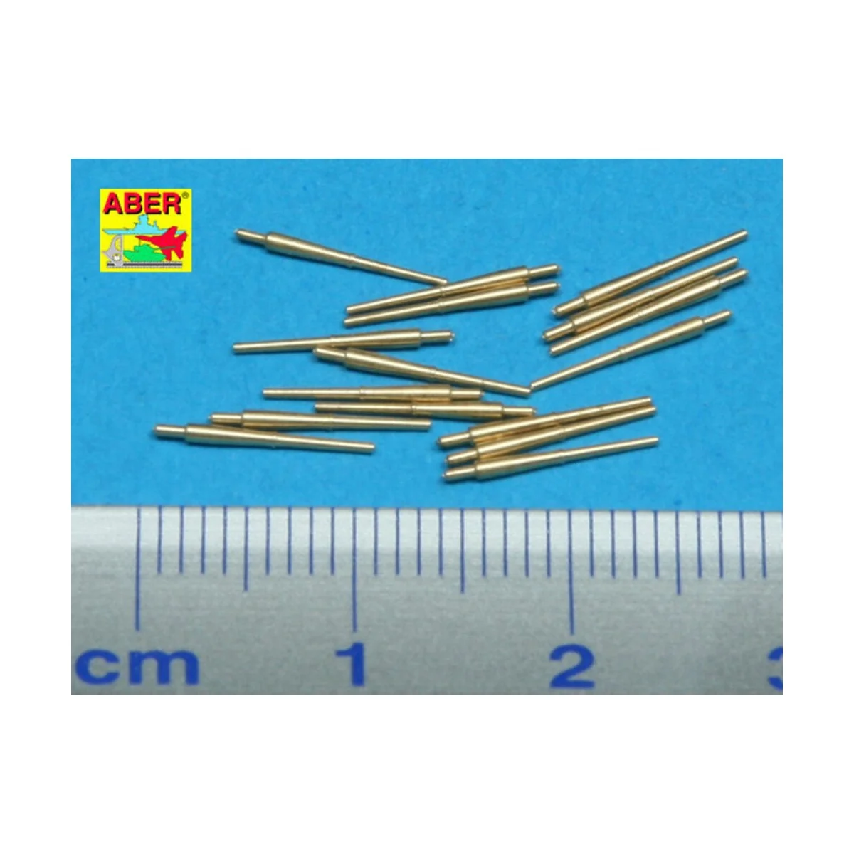 16 pcs 102 mm Q.F. Mk.XVI barrels - Aber Models RE-350 L28