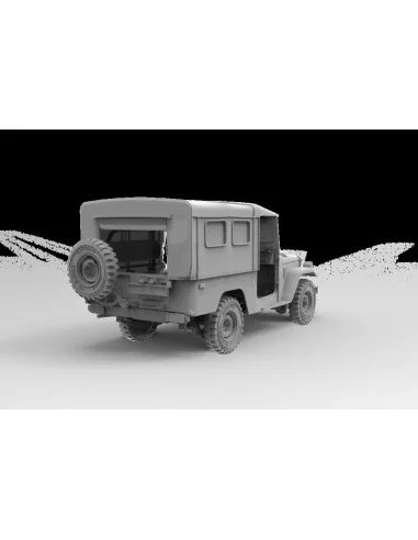 FJ43 SUV with Soft top IDF & LAF, 1/35 - AK Interactive AK35004