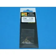 4 pcs 130mm barrels for AK-130, 1/350 - Aber Models RE-350 L29 4 pcs 130mm barrels for AK-130, 1/350 - Aber Models RE-350 L29
