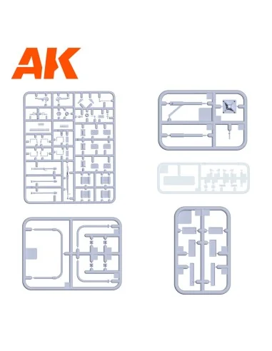 FJ43 Pickup with DShKM, 1/35 - AK Interactive AK35002