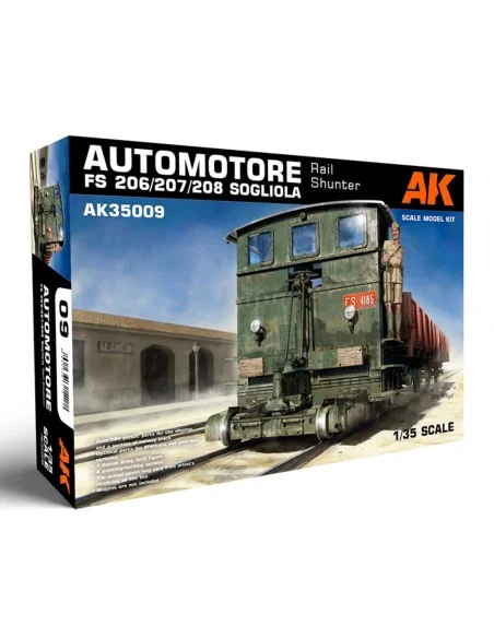 AUTOMOTORE FS 206/207/208 SOGLIOLA RAIL SHUNTER, 1/35 - AK Interact...