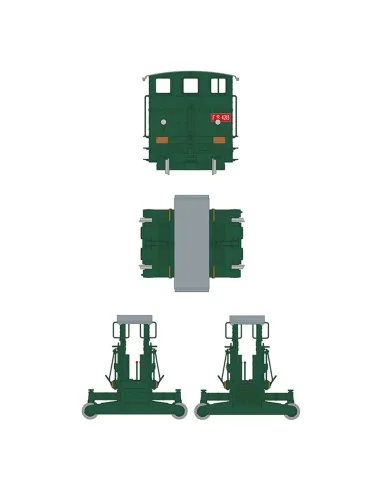 AUTOMOTORE FS 206/207/208 SOGLIOLA RAIL SHUNTER, 1/35 - AK Interact...