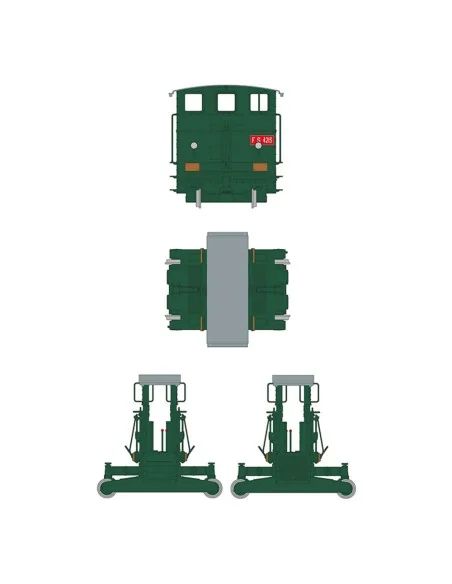 [NO_DESC] AUTOMOTORE FS 206/207/208 SOGLIOLA RAIL SHUNTER, 1/35 - A...