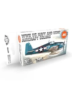 WWII US Navy & USMC Aircraft Colors SET 3G - AK Interactive AK11729