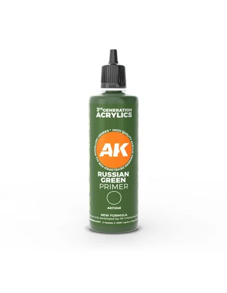 Russian green surface Primer 100 ml 3GEN - AK Interactive AK11246