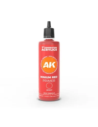 Minimum red surface Primer 100 ml. 3GEN - AK Interactive AK11247