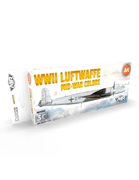 WWII Luftwaffe Mid-War Colors SET 3G - AK Interactive AK11717
