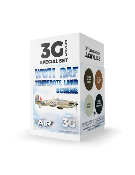 WWII RAF Temperate Land Scheme SET 3G - AK Interactive AK11724