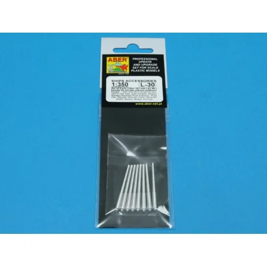 8 pcs 381mm - long barrels for Hood, Repulse - Aber Models RE-350 L30