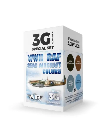 WWII RAF SEAC Aircraft Colors SET 3G - AK Interactive AK11727