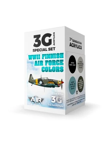 [NO_DESC] WWII Finnish Air Force Colors SET 3G - AK Interactive AK1...