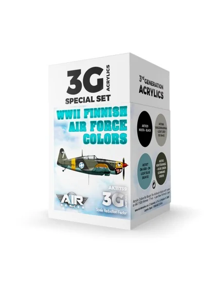 [NO_DESC] WWII Finnish Air Force Colors SET 3G - AK Interactive AK1...