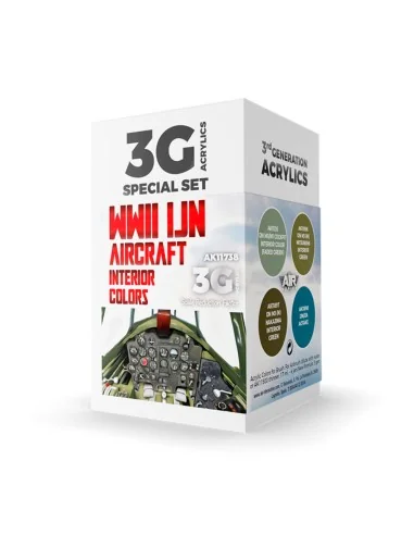 WWII IJN Aircraft Interior Colors SET 3G - AK Interactive AK11738