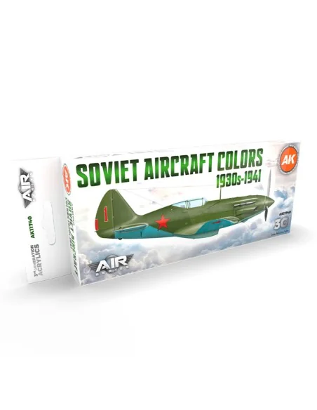 Soviet Aircraft Colors 1930s-1941 SET 3G - AK Interactive AK11740