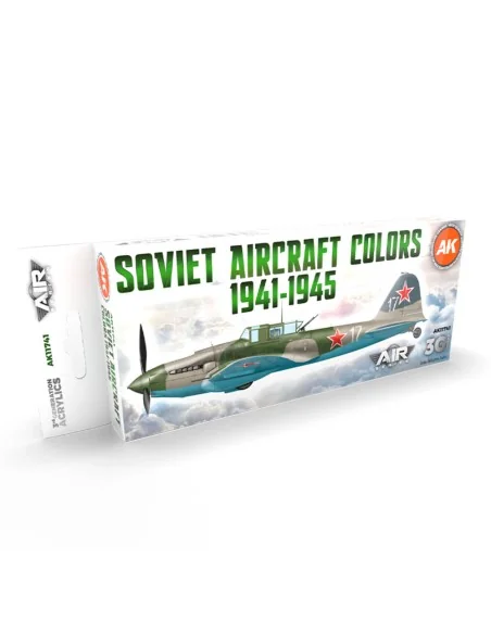 Soviet Aircraft Colors 1941-1945 SET 3G - AK Interactive AK11741