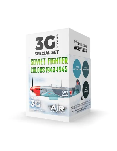 Soviet Fighter Colors 1943-1945 SET 3G - AK Interactive AK11742