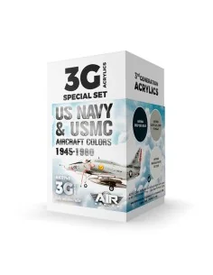 US Navy & USMC Aircraft Colors 1945-1980 SET 3G - AK Interactive AK...