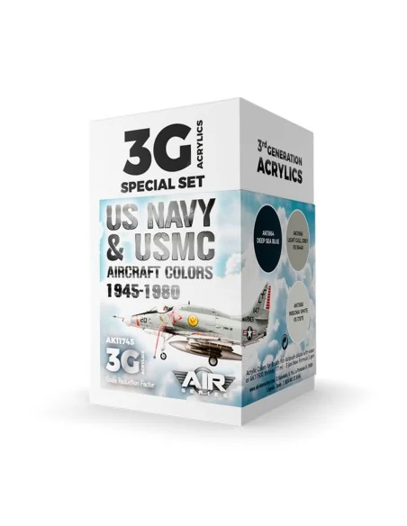 [NO_DESC] US Navy & USMC Aircraft Colors 1945-1980 SET 3G - AK Inte...