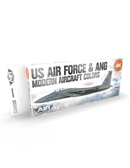 US Air Force & ANG Modern Aircraft Colors SET 3G - AK Interactive A...