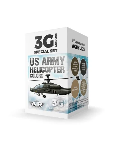 US Army Helicopter Colors SET 3G - AK Interactive AK11750