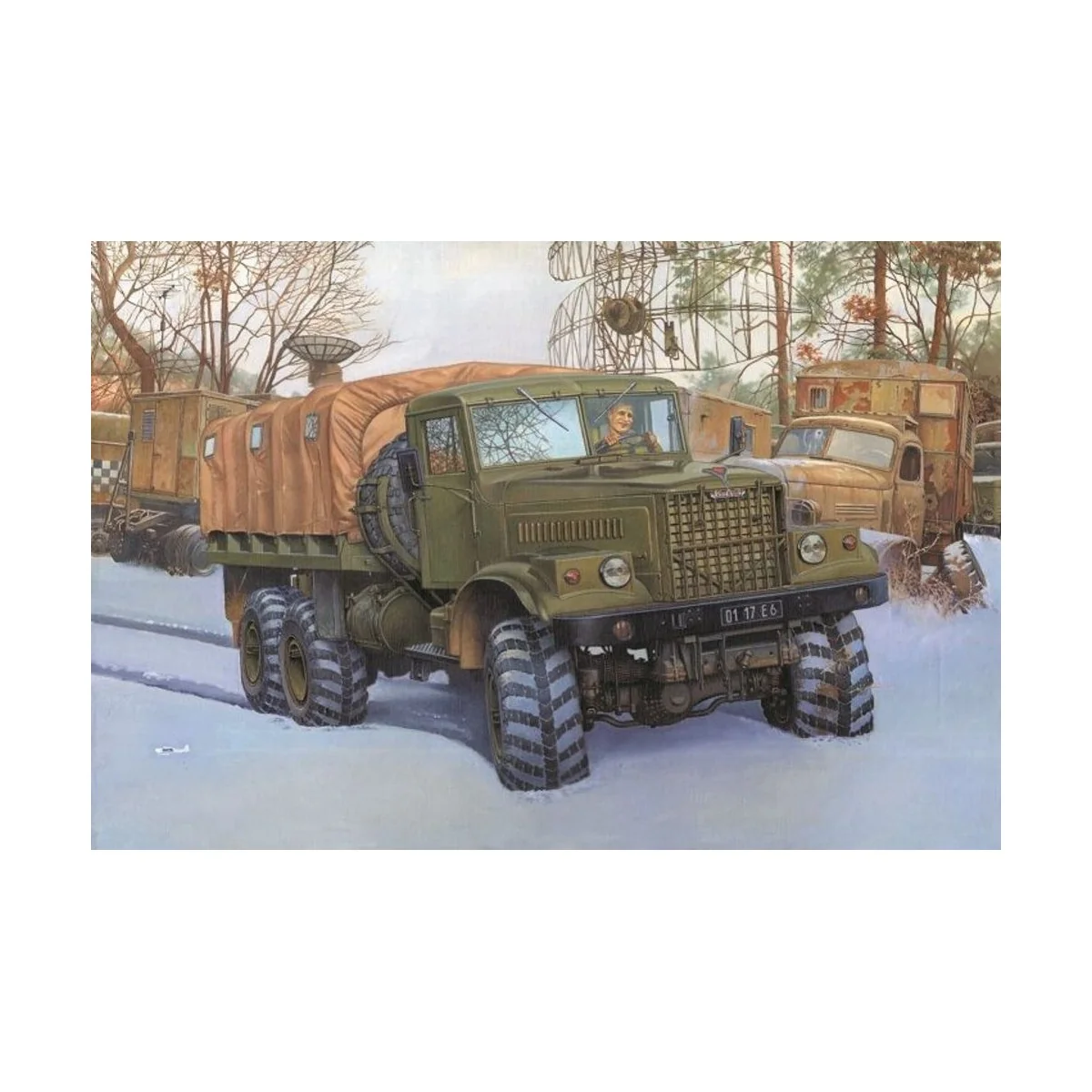 KrAZ-255B, 1/35 - Roden 805 KrAZ-255B, 1/35 - Roden 805