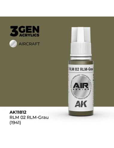 RLM 02 RLM-Grau (1941) - AK Interactive AK11812
