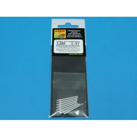 8 pcs 381mm -short barrels for Hood, Repulse, 1/350 - Aber Models R...