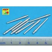8 pcs 381mm -short barrels for Hood, Repulse - Aber Models RE-350 L31