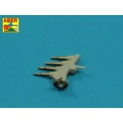 20 pcs 12,7mm Vickers Mk.III MG barrels - Aber Models RE-350 L32