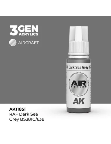 [NO_DESC] RAF Dark Sea Grey BS381C/638 - AK Interactive AK11851