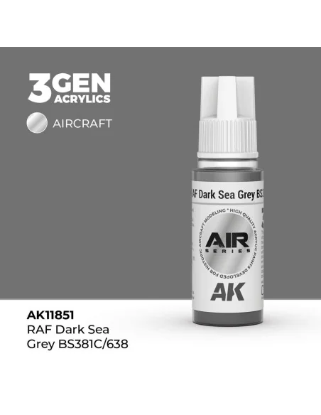 RAF Dark Sea Grey BS381C/638 - AK Interactive AK11851