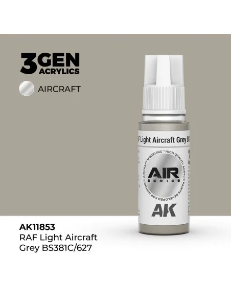 RAF Light Aircraft Grey BS381C/627 - AK Interactive AK11853
