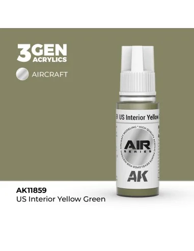US Interior Yellow Green - AK Interactive AK11859