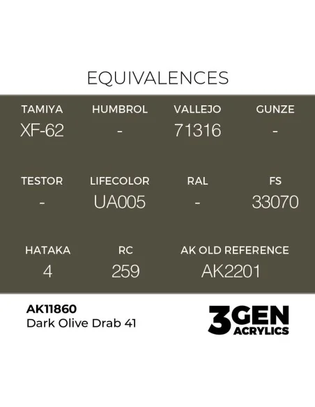 Dark Olive Drab 41 - AK Interactive AK11860