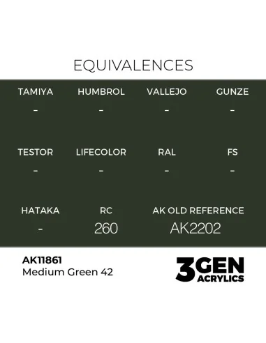 Medium Green 42 - AK Interactive AK11861