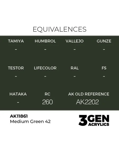 [NO_DESC] Medium Green 42 - AK Interactive AK11861