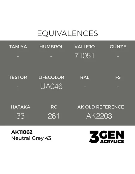 Neutral Grey 43 - AK Interactive AK11862